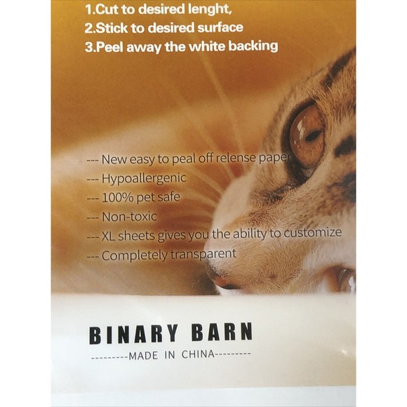 Cat Anti Scratch Tape Traning Deterrent Door Sofa Furniture Protectors 8pc-3 Pks - Picture 4 of 6